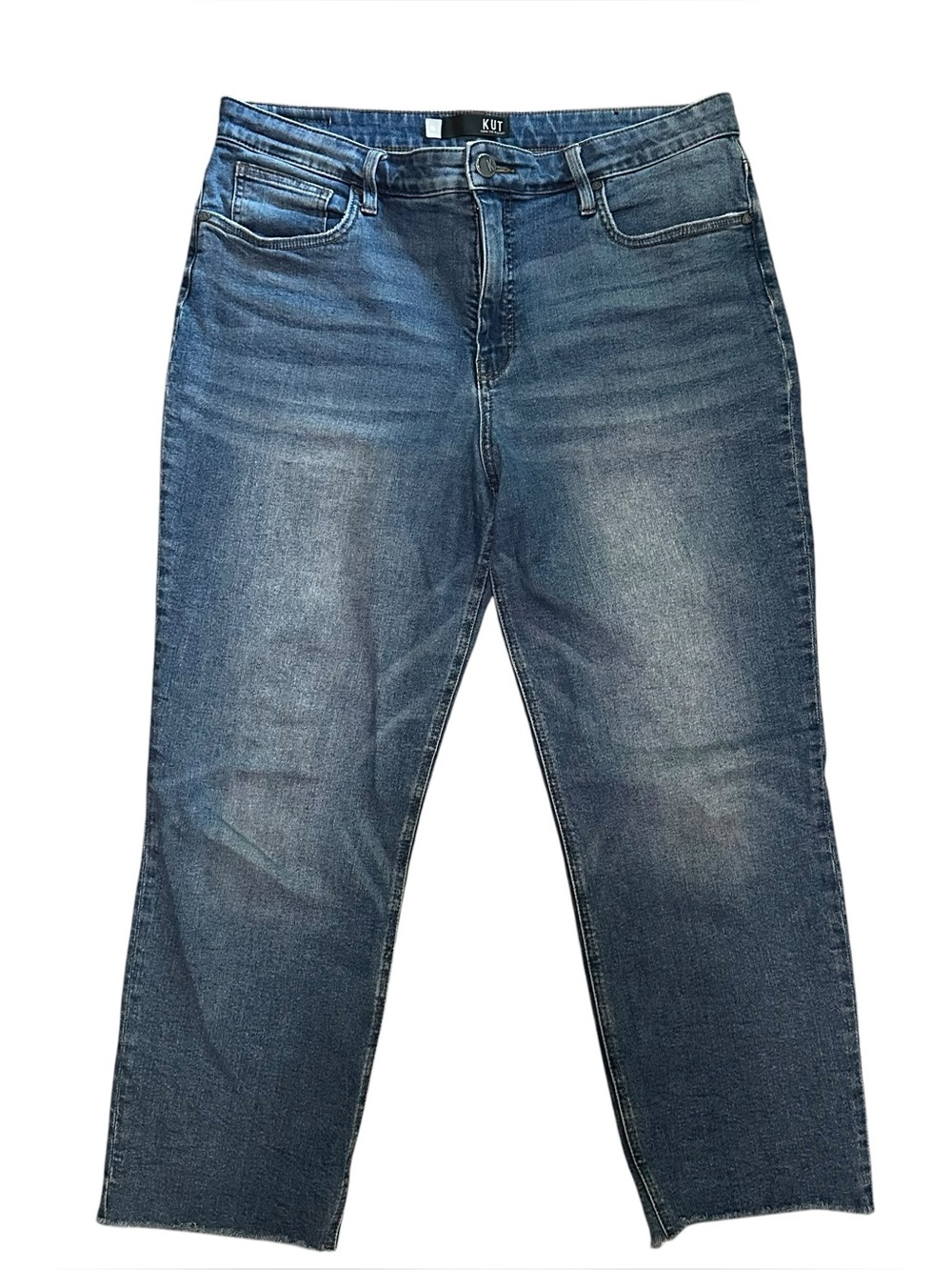 KUT from the Kloth KP1561MB2 Rachael High Rise Mom Jean Sz 16